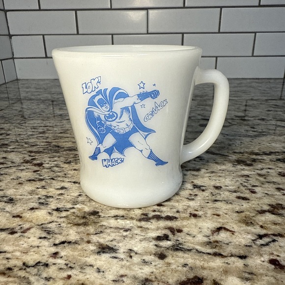 Fire King Other - 1960s Batman Fire King Anchor Hocking D Handle Mug New Excellent Condition